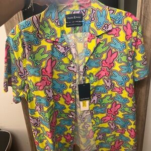 Psycho bunny button up shirt